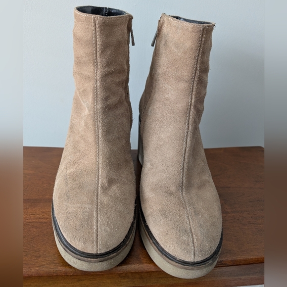 Cordani Fae Suede Tan Suede Ankle Boots Size 38.5 - Picture 5 of 13